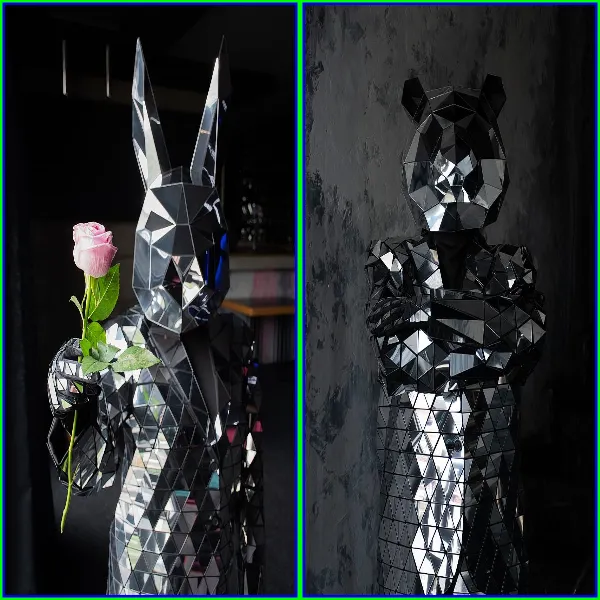 Дзеркальні аніматори у Луцьку: Ведмедик і Зайчик на ваше свято